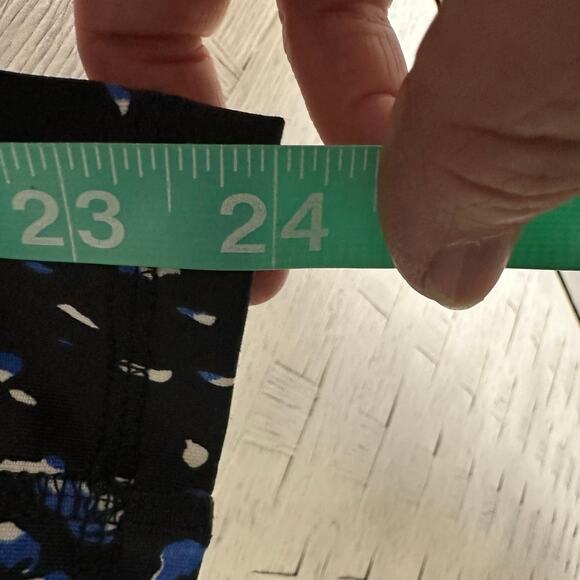 AVE leisure bike shorts black blue & white speckles active wear summer plus size - Picture 8 of 12